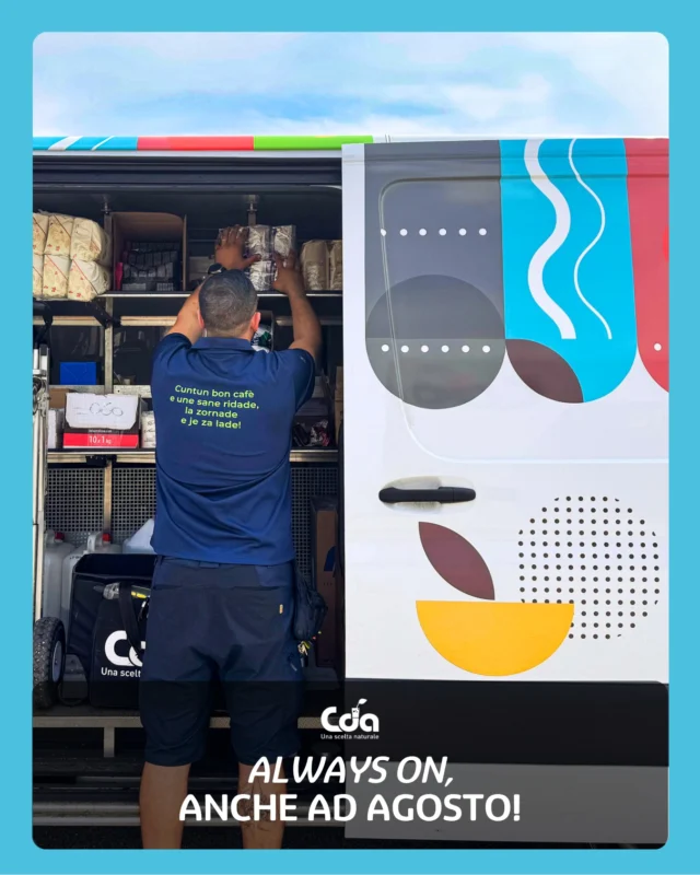 ☀ CDA è “Always On”: qualità e servizio anche ad agosto!
Mentre tanti vanno in ferie, noi restiamo operativi per garantire le vostre pause perfette, ovunque vi troviate.

📍 Sempre attivi per:
✅ Rifornimenti costanti
✅ Assistenza tecnica
✅ Presenza sul territorio

Perché il break perfetto… non va mai in vacanza! 😉

#cdadistributoritalmassons #unasceltanaturale #alwayson #agosto